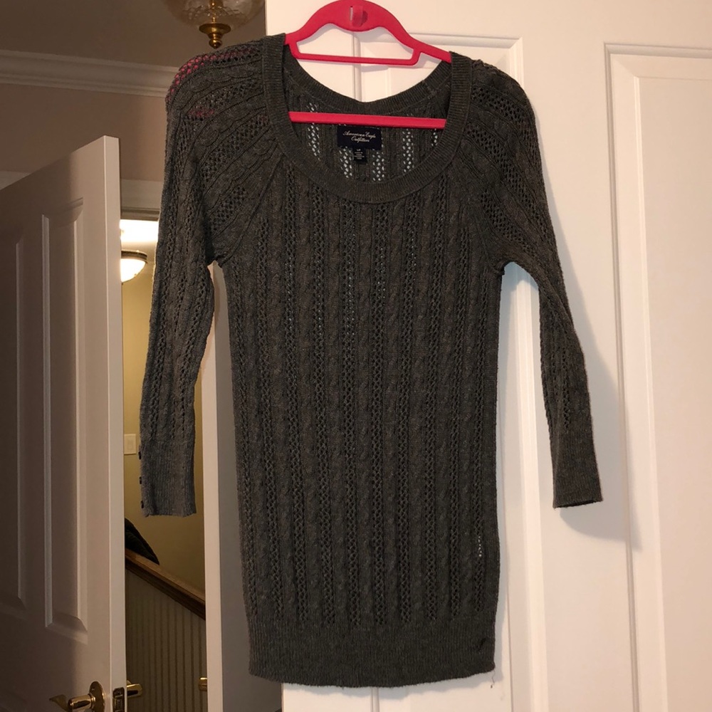 Grey Knit Sweater